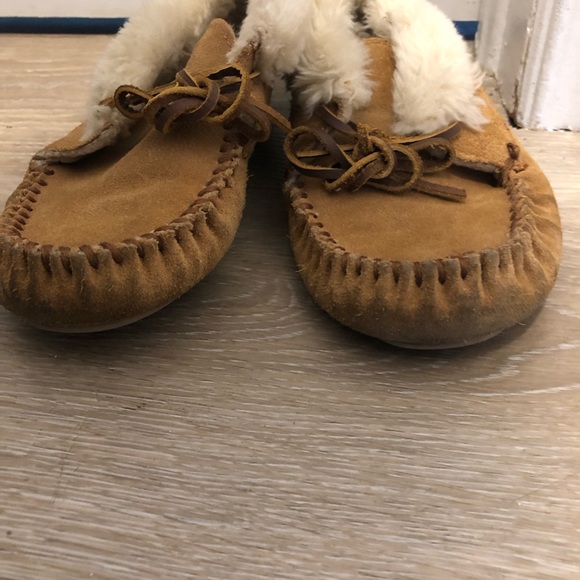 Minnie tonka ladies leather slippers size 4 - Picture 2 of 7